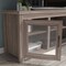 Flash Furniture Dark Brown TV Stand with 4 Pane Glass Doors 65" GC-MBLK65-GY-GG - alternate 9